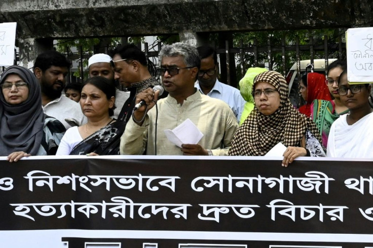 Protest gatherings against sexual violence on women went on for days following Nusrat Jahan Rafi's murder