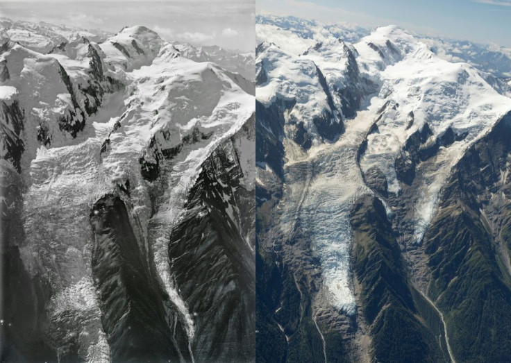 The University of Dundee has painstakingly recreated the images taken 100 years ago to highlight the extent of the melt