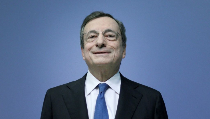 European Central Bank chief Mario Draghi left interest rates unchanged at his last meeting as ECB president