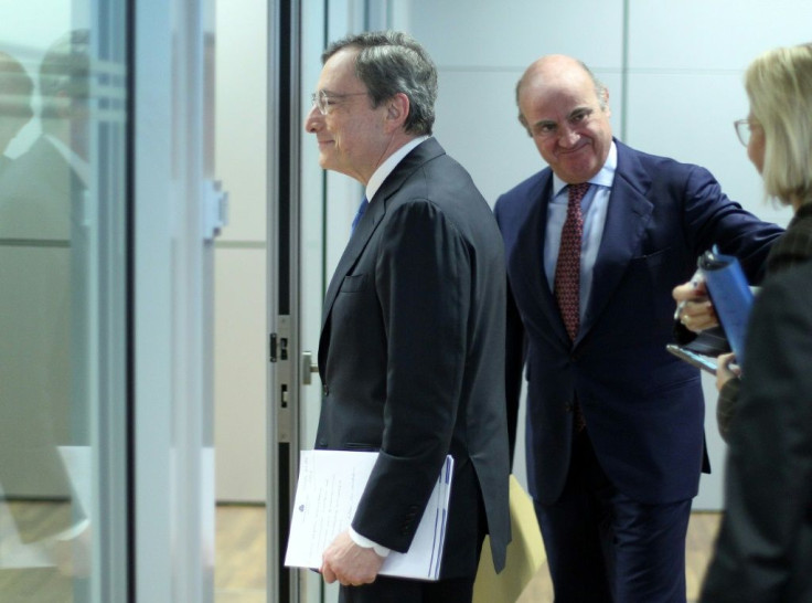 Draghi leaves after his final press conference as ECB chief
