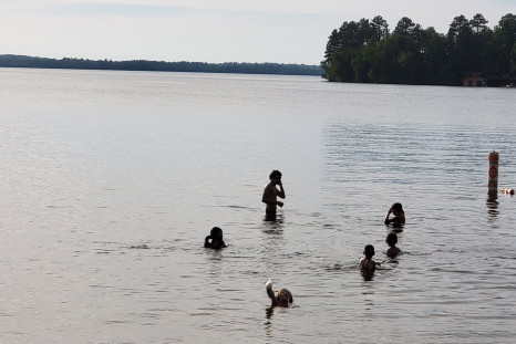 Kids swimming at Vermillion