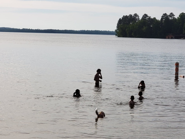 Kids swimming at Vermillion