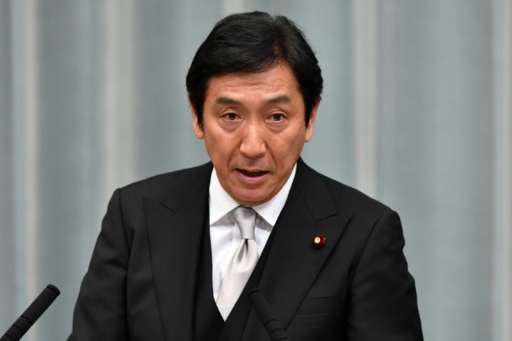 Trade Minister Isshu Sugawara was accused of violating election law