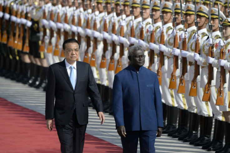 The Solomons officially established diplomatic relations with China and severed ties with Taiwan in September