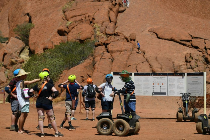 More than 395,000 people visited the Uluru-Kata National Park in the 12 months to June 2019, according to Parks Australia