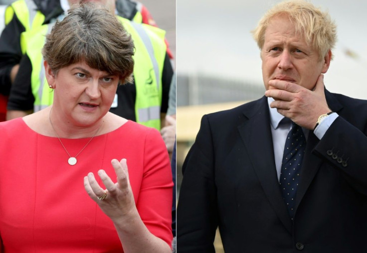 DUP leader Arlene Foster is expected to take to the stage at her party conference to attack Boris Johnson's freshly negotiated Brexit deal