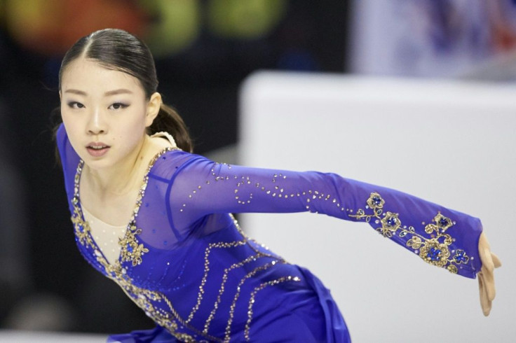Japan's Rika Kihira skates into first place after the women's short programme at the 2019 Skate Canada Grand Prix