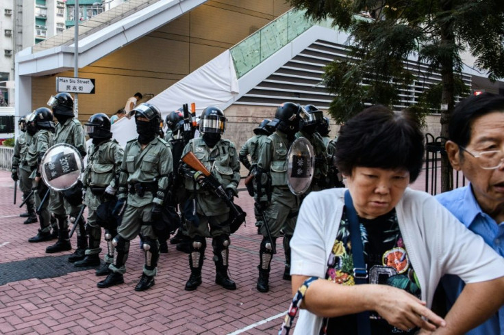 With no political solution on the table, the city's police have been largely left to deal with the protesters