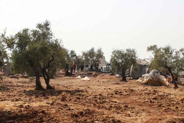 The house targeted in the raid is located near an olive grove and tents of displaced Syrians