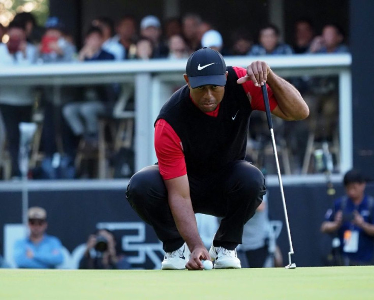 Tiger Woods on his way to a 'crazy' 82nd PGA Tour win in Japan