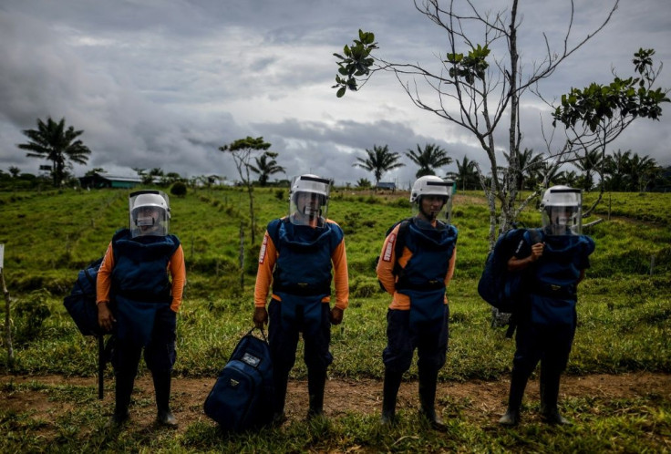 The mines in Colombia's countryside can remain live for up to 15 years -- and there is no real information about where they have been placed, complicating the task of finding and removing them