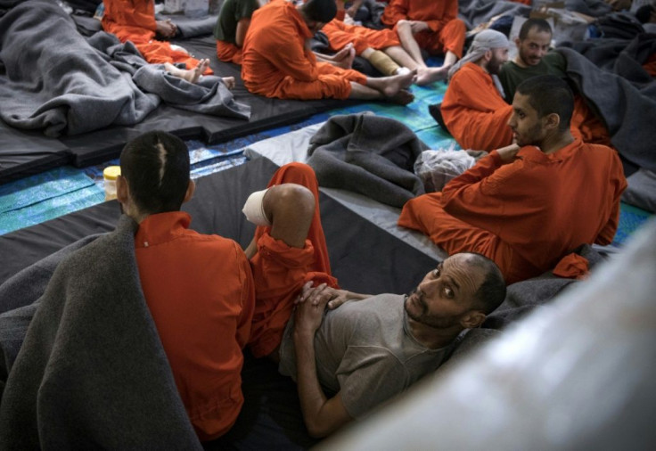 In the medical ward, many of the prisoners have amputations after being injured in fighting and air strikes