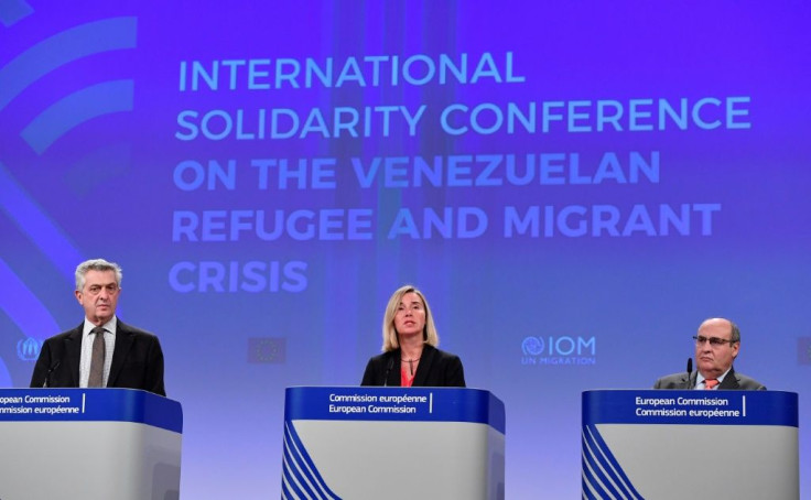 The EU's foreign policy chief Federica Mogherini hailed the conference, jointly organised with the heads of the UN agencies UNHCR and OIM