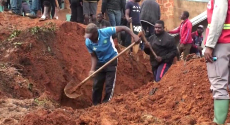 At least 42 people were killed in the landslide in the western Cameroon city of Bafoussam