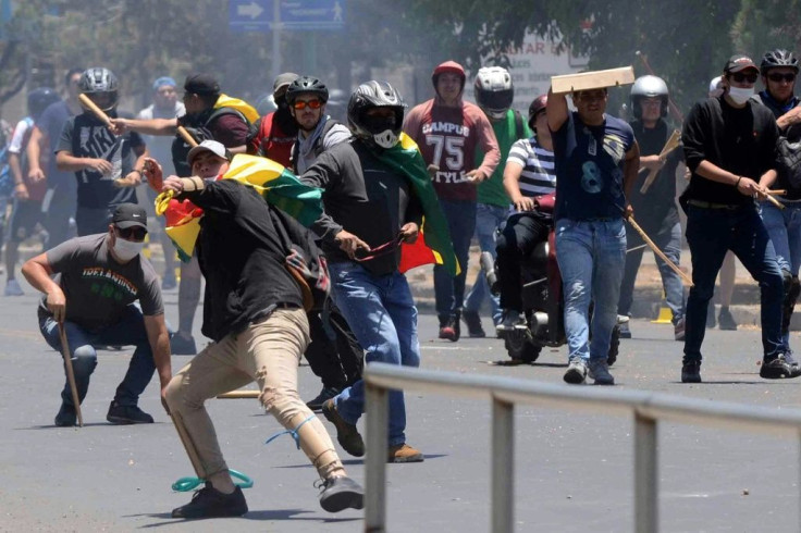 Disputed election results in Bolivia have set supporters of defeated presidential candidate Carlos Mesa against those of Bolivian President Evo Morales