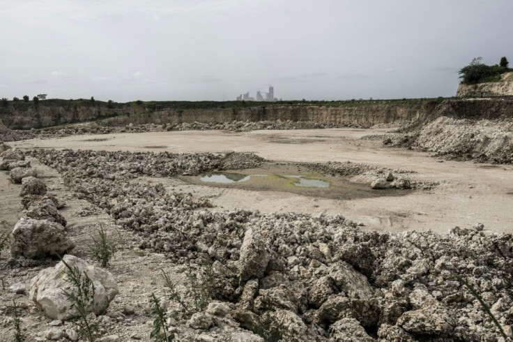 Senegalese cement-maker Ciments du Sahel's huge plant is visible from miles around