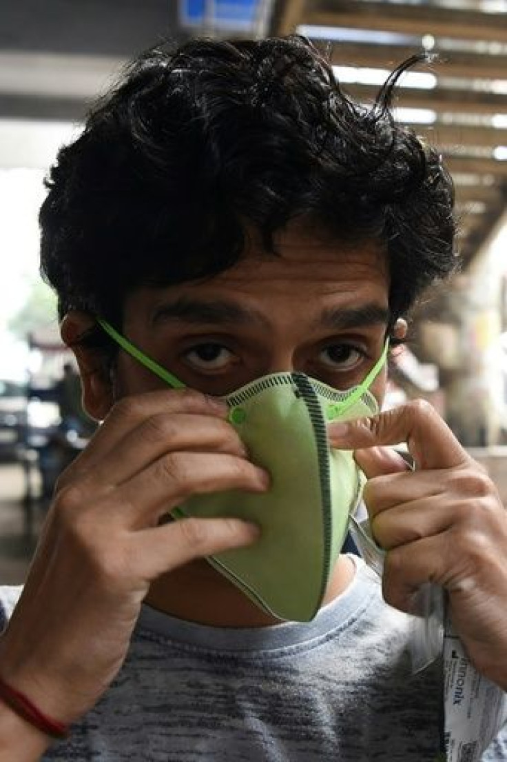 Residents of Delhi are advised to wear masks to protect them from the worst effects of the smog