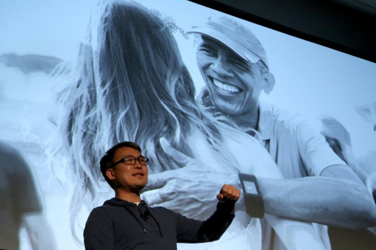 FitBit co-founder and CEO James Park, seen at a presentation at the 2016 Consumer Electronics Show, said Google is an ideal partner to advance the mission of the wearable tech maker