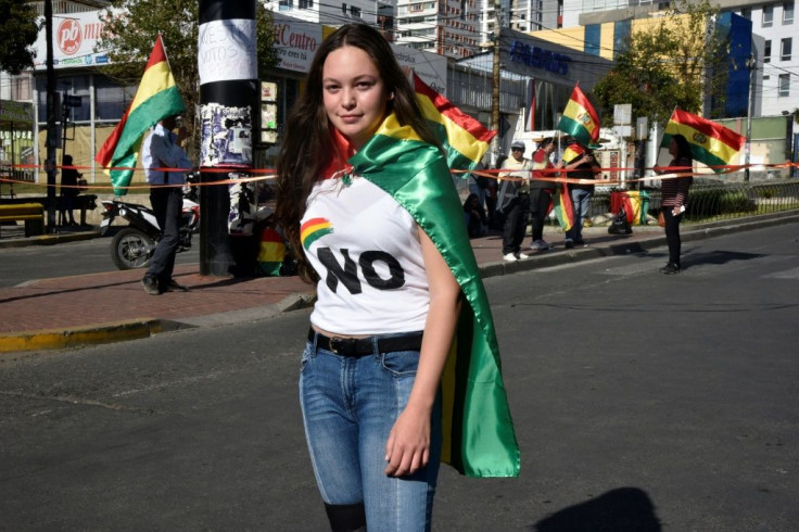Bolivian student Natalia Vasquez says she is ready to go to prison 'if necessary'