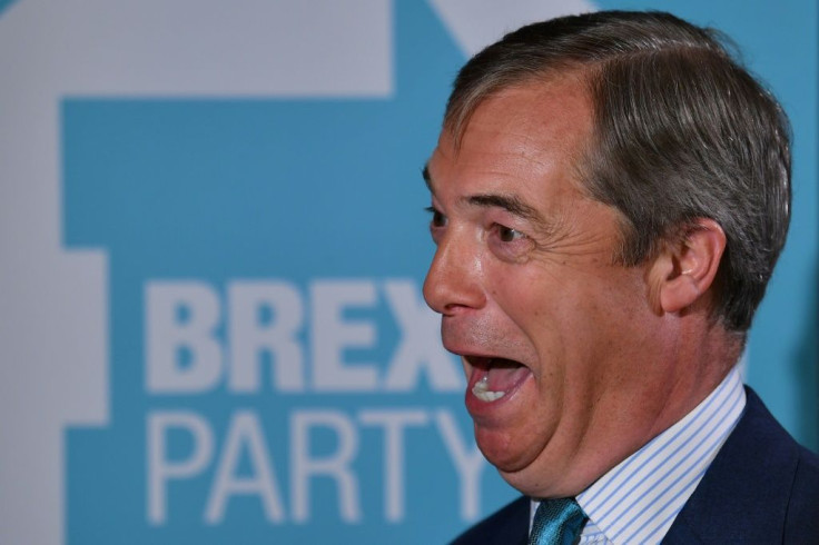 Brexit Party leader Nigel Farage says he won't stand as a candidate in next month's general election
