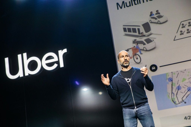 Uber CEO Dara Khosrowshahi says that despite wider losses, the company's core rideshare business is moving toward profitability