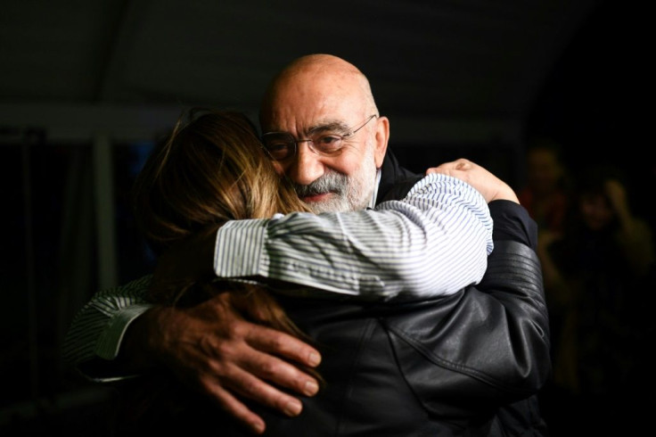 Turkish journalist and writer Ahmet Altan (C) said, "From the beginning, there was no proof".