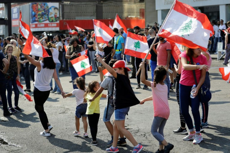 Lebanese schoolchildren have joined the protests that have rocked the country since October 17, demanding better public education and more job opportunities for school leavers