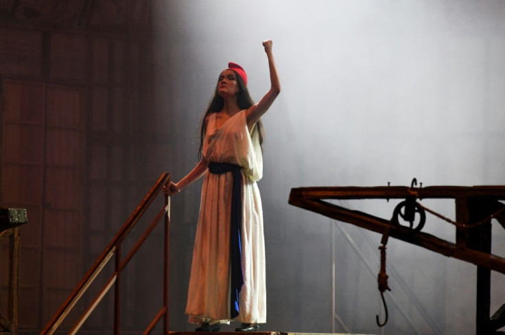 The producer said staging "Les Miserables" in Venezuela was an "act of rebellion"