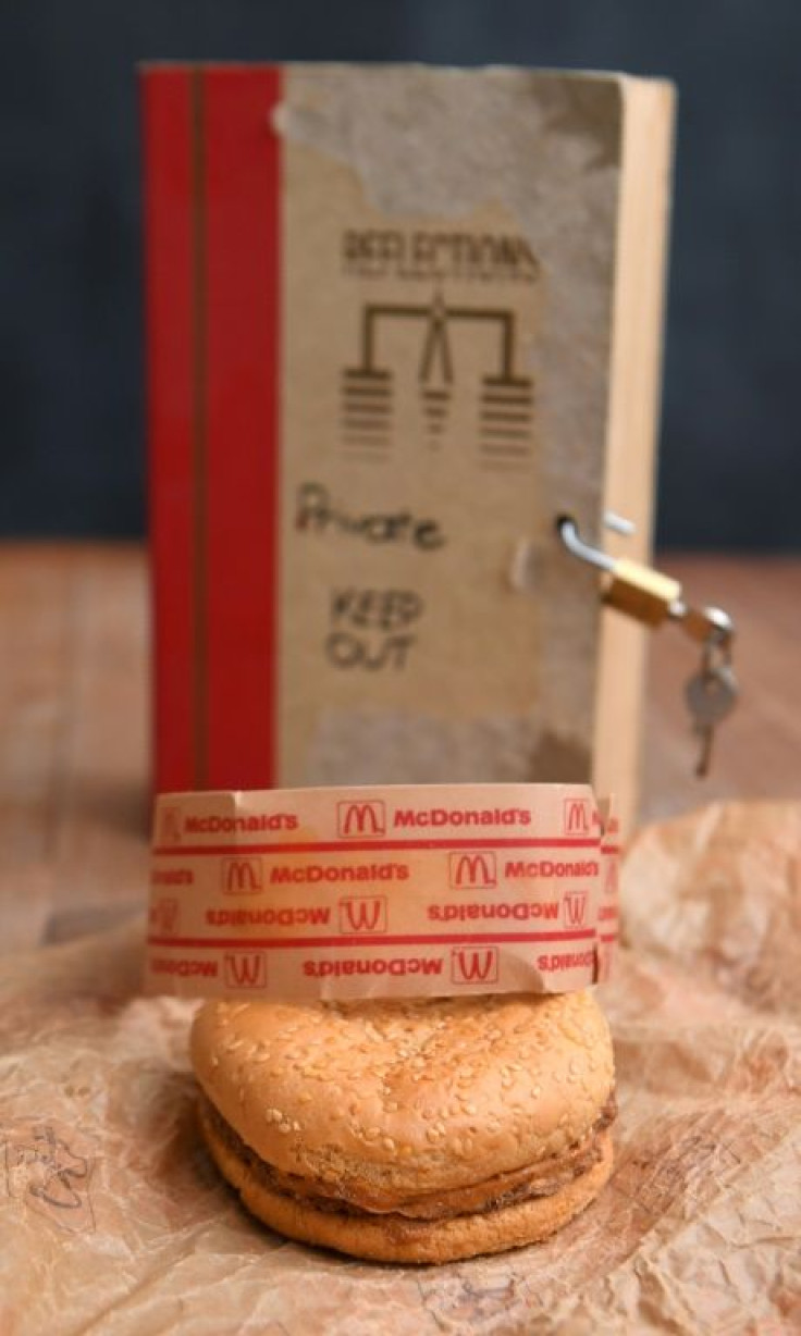 A pair of Aussies keep the McDonald's burger they bought in 1995 in a special locked box, and refer to the meal as their "mate"