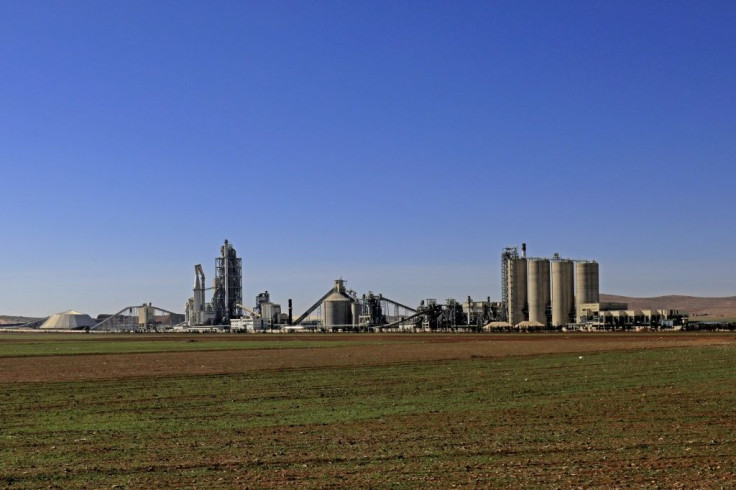 Lafarge's cement plant in Jalabiya, Syria. French prosecutors say the company paid millions of euros to Islamic State insurgents and other militants to keep it running from 2011 to 2015.