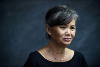 Mu Sochua, pictured here in 2017, was detained as she arrived in Malaysia