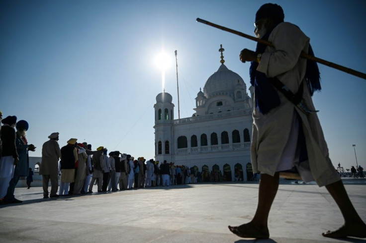 The Shrine of Baba Guru Nanak in Kartarpur, Pakistan, is one of Sikhism's holiest sites