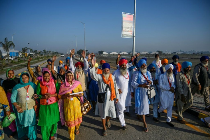 Sikh pilgrims from around the world have been arriving at the Shrine of Baba Guru Nanak Dev