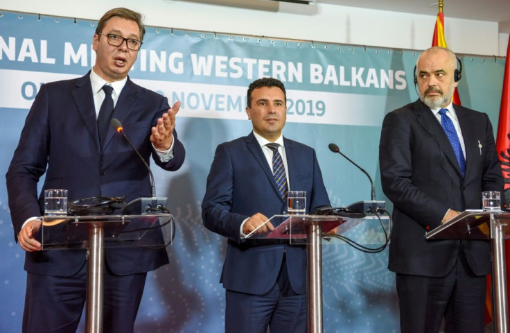 The three Balkans leaders want to ease trade and travel between their countries, and others in the region