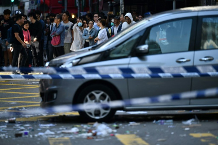 With no political solution on the table, Hong Kong police officers have been left to battle violent protesters and are now loathed by large chunks of the deeply polarised population