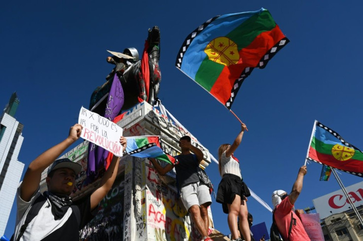 The unrest in Chile began on October 18 with protests against a rise in rush hour metro fares