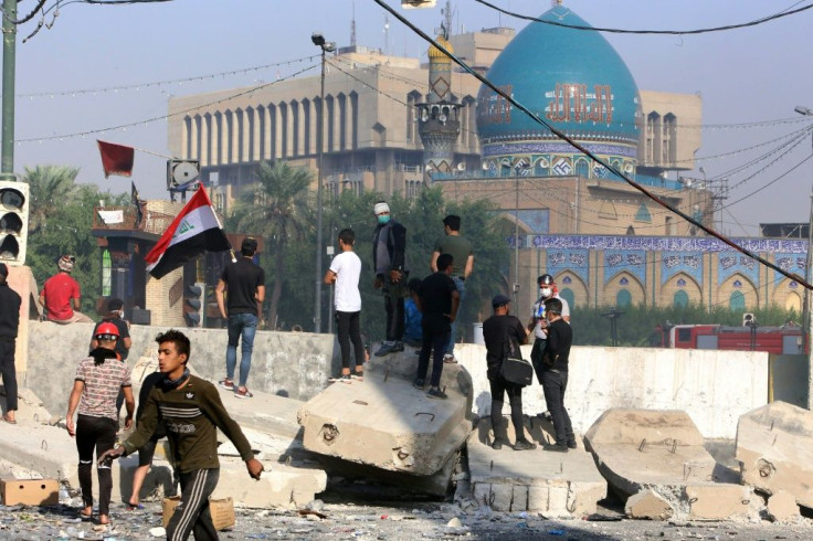 The bloody unrest has sparked serious concern from the UN and the White House, which on Sunday called on the Iraqi government "to halt the violence against protesters"
