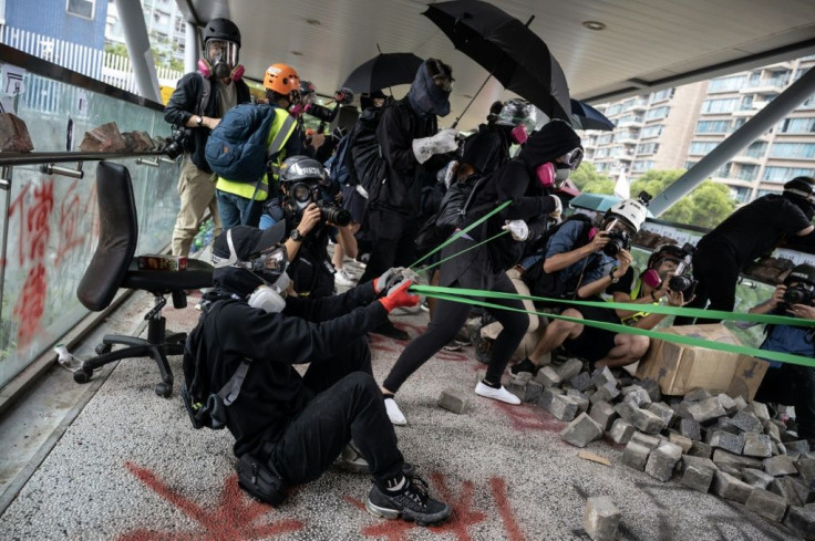 The current flare-up is the latest in 24 straight weeks of increasingly violent rallies in Hong Kong