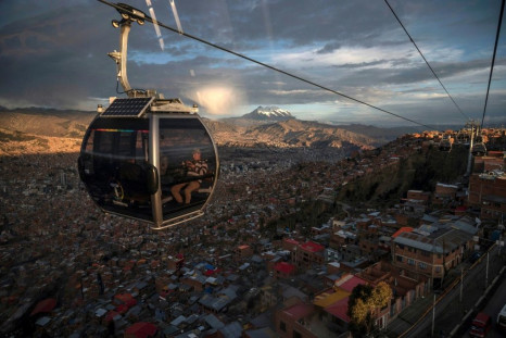 La Paz is the highest capital city in the world and the Andes mountain range covers a third of Bolivian territory