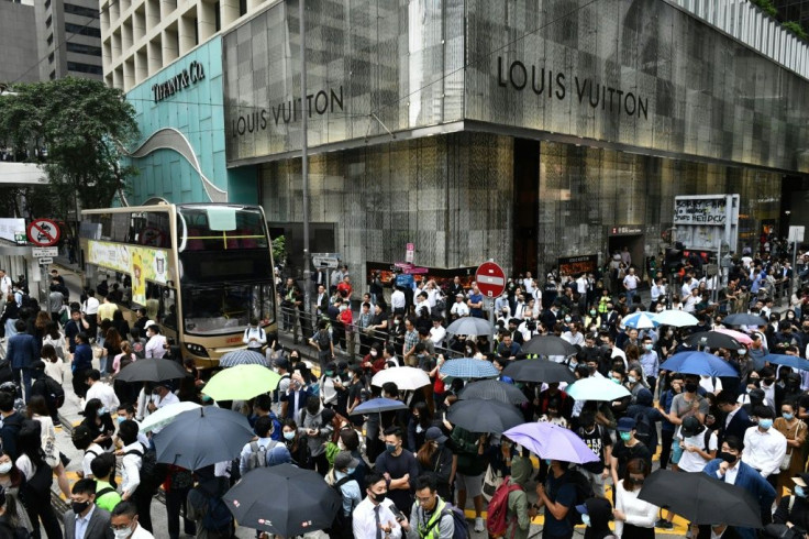 The scenes in Hong Kong's Central district were a vivid illustration of how moderate people are continuing to back the pro-democracy movement