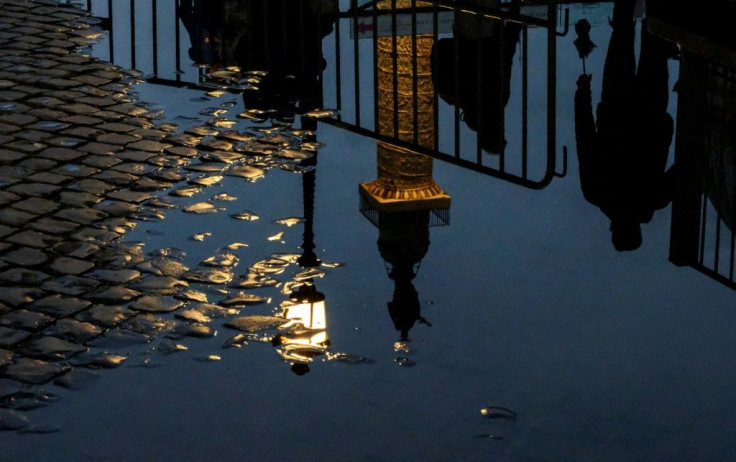 Much of Italy was hit heavy rains on Tuesday