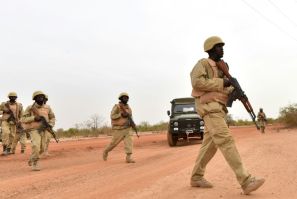 Soldiers from Burkina Faso, which belong to the G5 Sahel force, have been unable to stem jihadist violence which has intensified throughout 2019