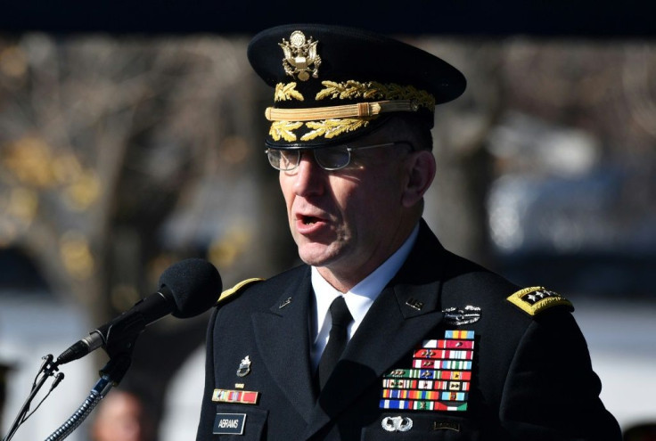 Commander of US troops in South Korea Robert Abrams worries the end of an intelligence sharing pact between South Korea and Japan will be seen by adversaries as a sign of weakness