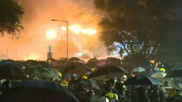 IMAGESDemonstrations continue in Hong Kong outside the Chinese University of Hong Kong in some of the most violent clashes since pro-democracy unrest erupted more than five months ago.