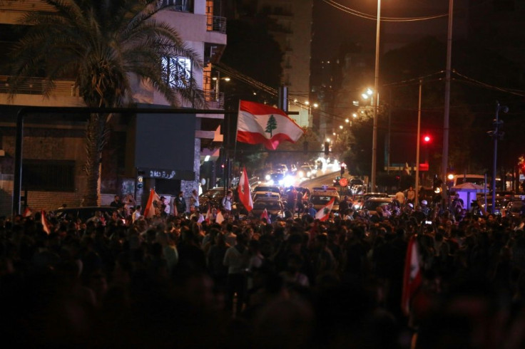 On Tuesday night protesters cut off several major roads in and around Beirut, the northern city of Tripoli and the eastern region of Bekaa