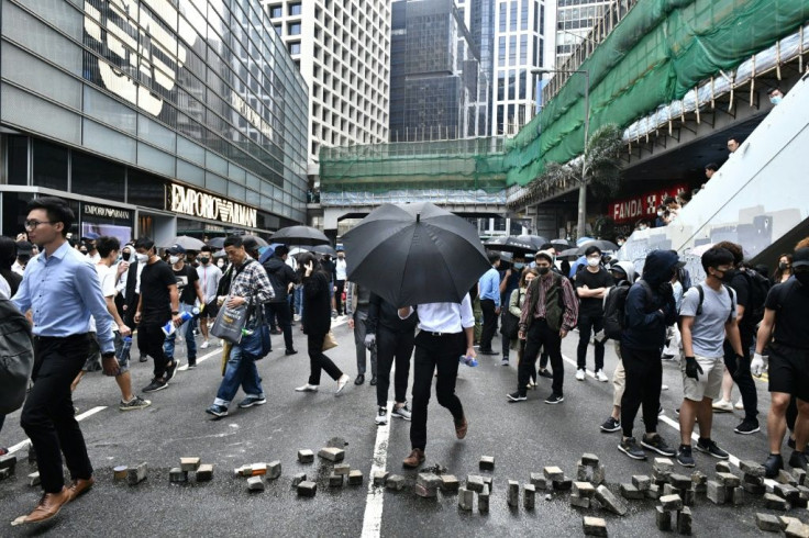 The sale will give Hong Kong, battered by months of pro-democracy protests that have hammered the Hang Seng Index, a much needed boost