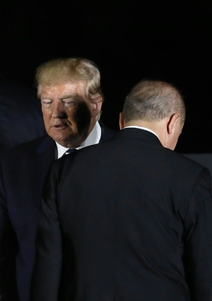 US President Donald Trump and Turkey's president Recep Tayyip Erdogan may no longer see eye to eye