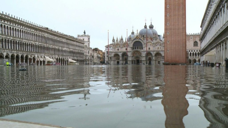 IMAGES Venice has been hit by the highest tide in more than 50 years, with tourists wading through flooded streets to seek shelter as a fierce wind whipped up waves in St. Mark's Square.