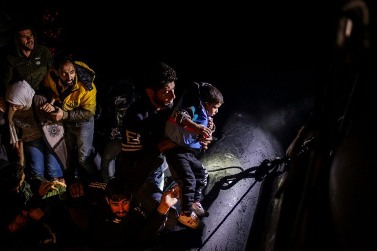 There are men, women and nearly a dozen children, some of them toddlers, among the 48 on board