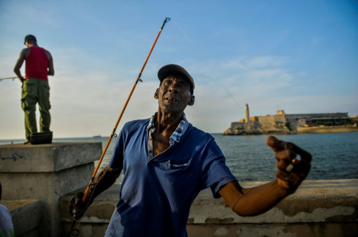 Roberto Molina has spent half his life fishing off the Havana seafront